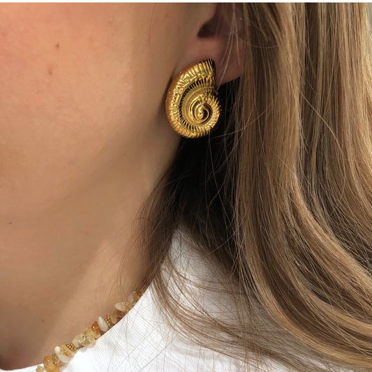 BOUCLES D'OREILLES SOLÉA - coquillage