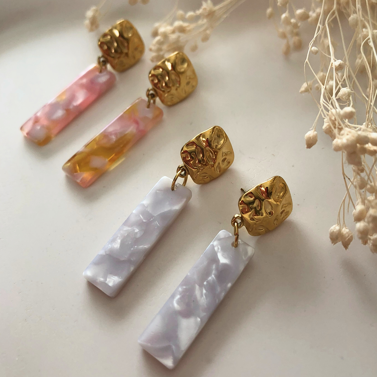 BOUCLES D'OREILLES LISON - 2 COLORIS